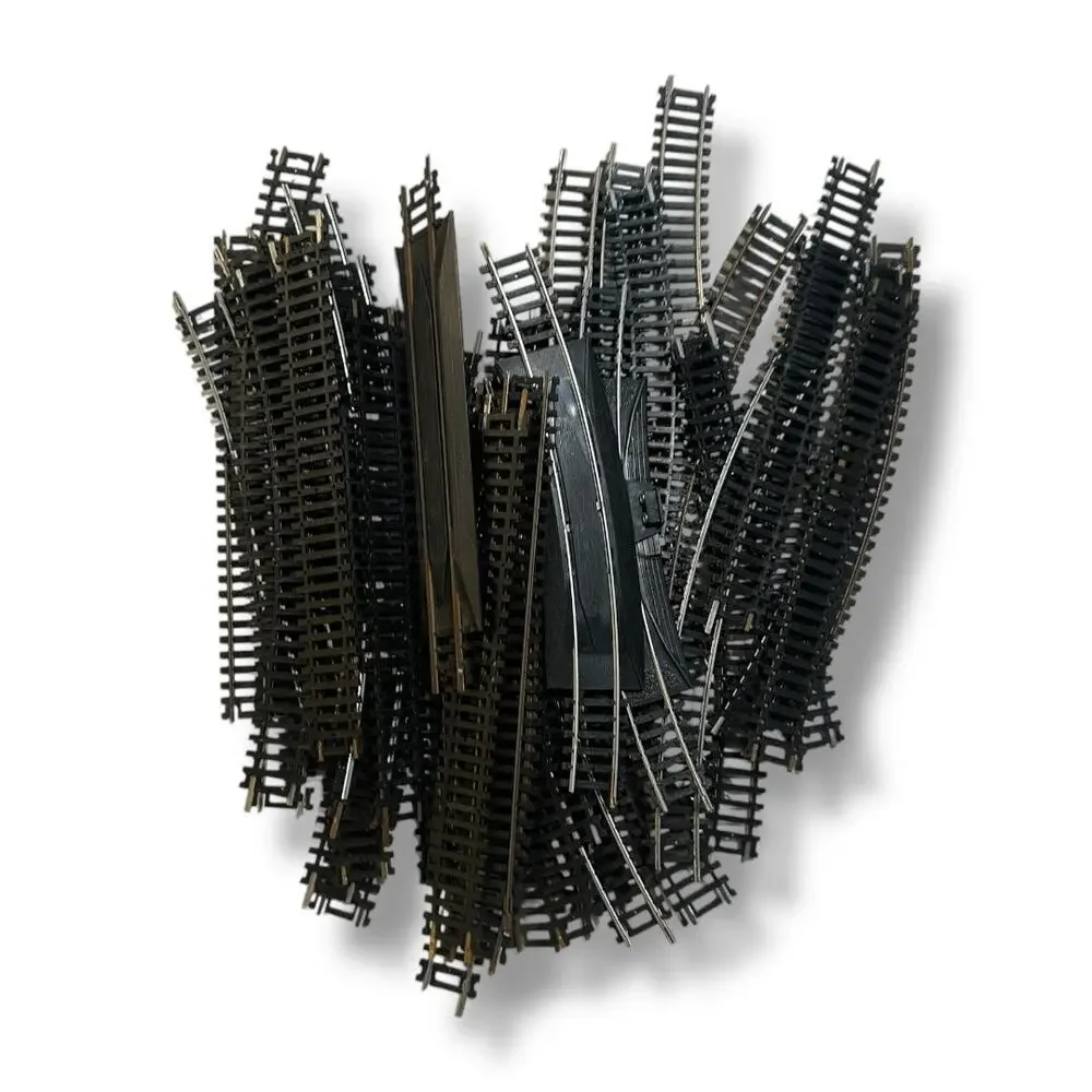 Model Train Tracks - Black